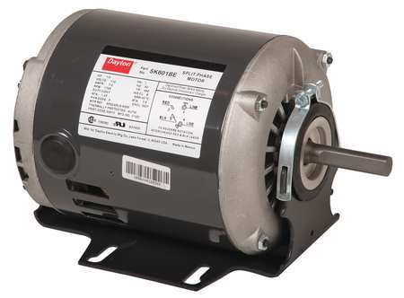 DAYTON GP Mtr, Split Ph, ODP, 1/3 HP, 1725 rpm, 48 5K601