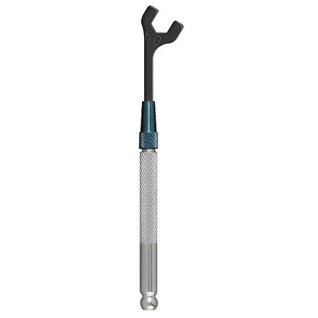 Moody Tool Open End Wrench, 6mm, 30 Deg, 3 in. L 76-1837