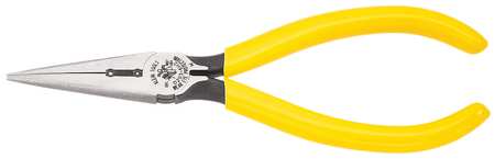 Klein Tools Pliers, Needle Nose Side-Cutters, Stripping, 6-Inch D203-6H2