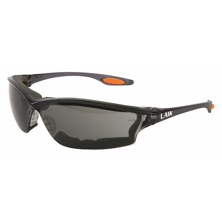 MCR SAFETY Safety Glasses, Gray Anti-Fog ; Anti-Scratch LW312AF