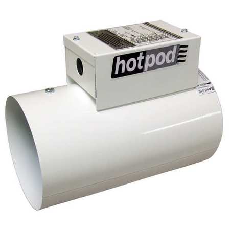 Hotpod In-line Duct Fan Heater, 130 cfm, 6 in. HP6-1000120-2T