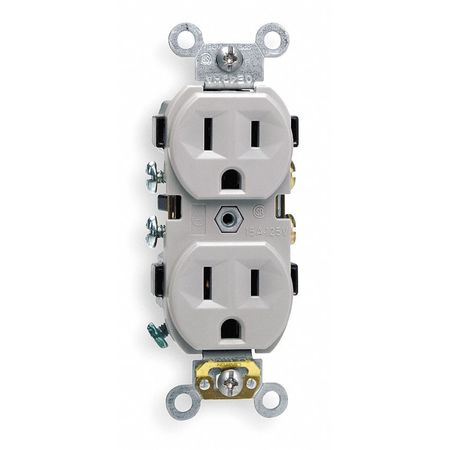 LEVITON Receptacle CR15-GY