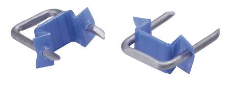 Gardner Bender Cable Staples, Plastic, Steel, 100 PK MSI-150