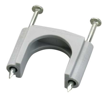 GARDNER BENDER Cable Staples, Plastic, Steel, 5 PK GSE-505