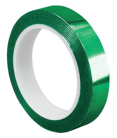 Metalized Film Tape, Green, 2In x 72Yd