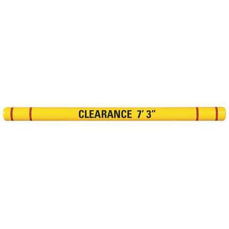 Zoro Select Clearance Bar with Graphics, 7-3/8 In Dia HTGRD780YR