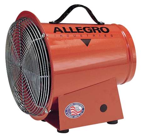 Allegro Industries Confined Space Fan, Axial, 1/3 HP 9513