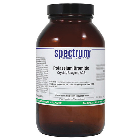 SPECTRUM K Bromide, Crstl, Rgnt, ACS, 500g P1220-500GM