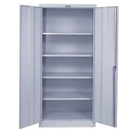 HALLOWELL 20 ga. ga. Antimicrobial Steel Storage Cabinet, 36 in W, 78 in H, Stationary 815S18PL-AM