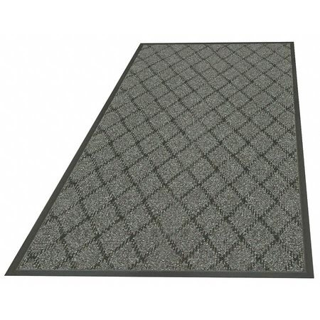 Notrax Entrance Mat, Charcoal, 4 ft. W x 6 ft. L 125S0046CH