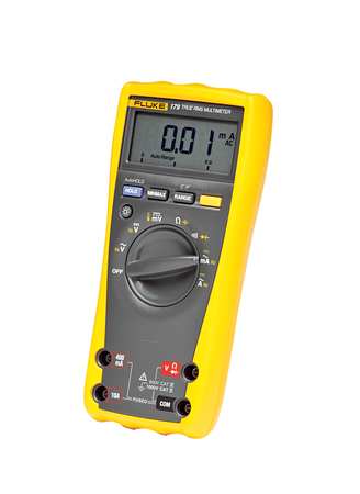 Fluke Digital Multimeter, 1,000 Max. AC Volts, 1,000 Max. DC Volts, 10 Max. AC Amps, 10 Max. DC Amps Fluke-179