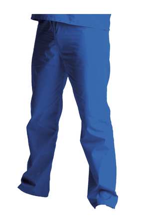 SCRUB ZONE Scrub Pants, XL, Royal Blue, Unisex 85221