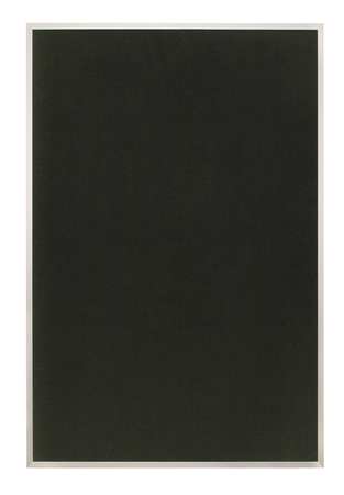 UNITED VISUAL PRODUCTS Fabric Bulletin Board 24"H x 36"W UV641AEZ-BLACK-SATIN