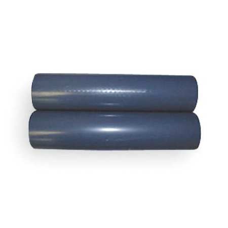 ZORO SELECT PVC Pipe, 3/4 in Nominal Pipe Size, Gray, 10 ft Overall Length, Unthreaded, Schedule 80 H0800075PG1000