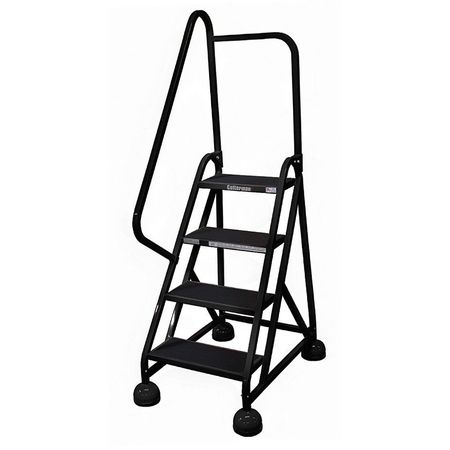 COTTERMAN 66 in H Steel Rolling Ladder, 4 Steps, 450 lb Load Capacity ST-422 A2 C7 P5