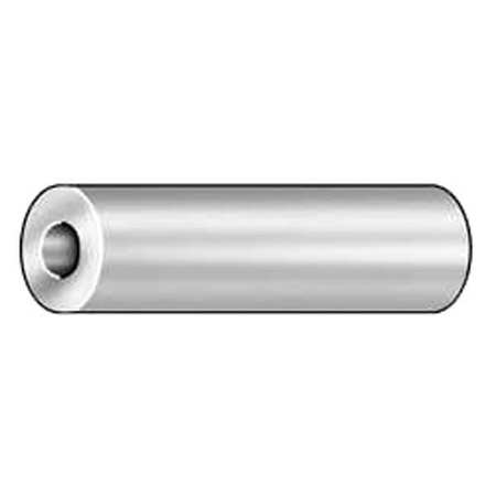 Zoro Select Spacer, 5/8 in Screw Size, Plain Aluminum, 1/2 in Overall Lg, 0.63 in Inside Dia CRF160810GR