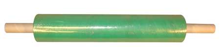 ZORO SELECT Hand Stretch Wrap 20" x 1000 ft., Cast Style, Green 15A958