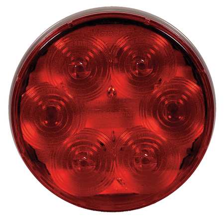 MAXXIMA Stop/Tail/Turn Light, LED, Red, 4-1/4 Dia M42344R