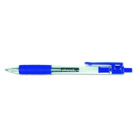 UNIVERSAL ONE Retractable Gel Pen, Medium 0.7 mm, Blue PK12 UNV39913