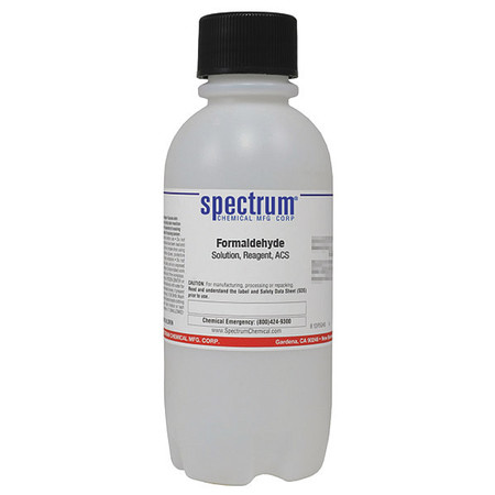 SPECTRUM Formaldehyde, Solution, Reagent, ACS-500mL F1080-500MLPL