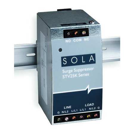 SOLAHD Surge Protection Device, 1 Phase, 120V AC, 1 Poles, 2 Wires + Ground STV25K10S