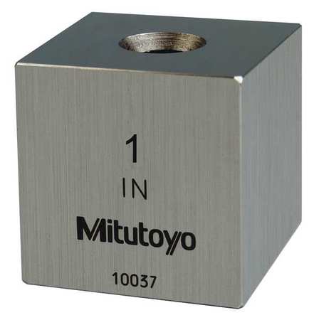 MITUTOYO Gage Block, Square, Steel, 1.00 In, ASME 0 614201-531
