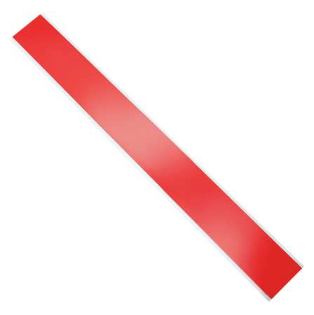 Zoro Select Barricade Tape, Red, 1000 ft x 3 In 4 MIL  PLAIN RED