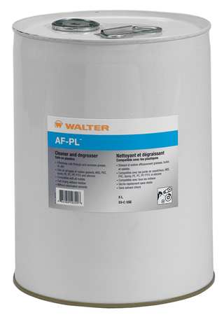 WALTER SURFACE TECHNOLOGIES AF-PL Parts Washer Cleaner, 5 L Jug 53C556