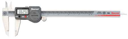 STARRETT Electronic Digital Caliper, 0 to 8 In 798A-8/200