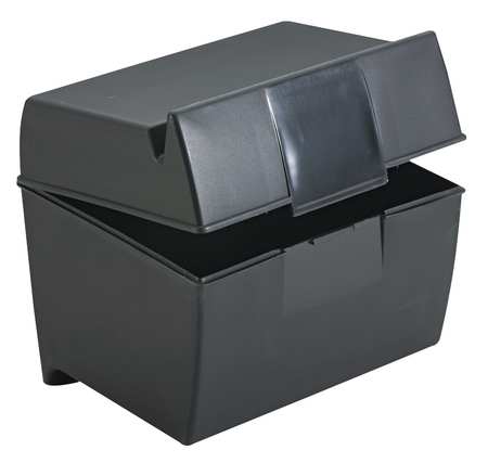 Oxford Index Card File Box, For 4 x 6 Cards, Blk OXF01461