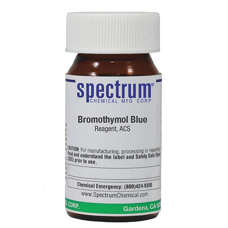 SPECTRUM Bromothymol Blue, Reagent, ACS, 5g BR154-5GM