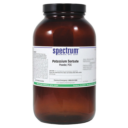 SPECTRUM K Sorbate, Pwdr, FCC, 500g P1408-500GM