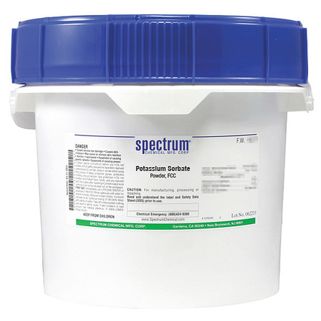SPECTRUM K Sorbate, Pwdr, FCC, 2.5kg P1408-2.5KG