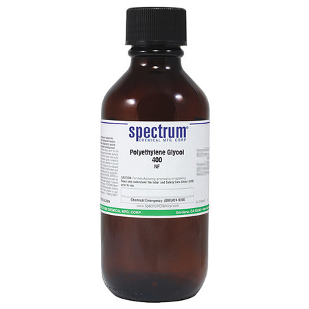 SPECTRUM Polyethyleneglycol 400, NF, 500mL, Gls PO110-500MLGL