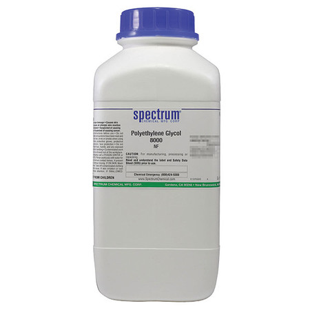 SPECTRUM Polyethyleneglycol 8000, NF, 2.5kg PO131-2.5KG