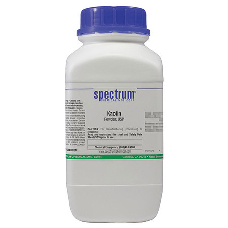 SPECTRUM Kaolin, Pwdr, USP, 500g KA105-500GM