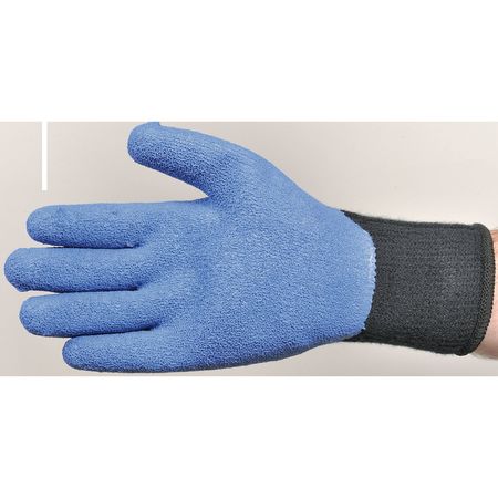 Kinco Coated Gloves, M, Black/Blue, PR 1789-M