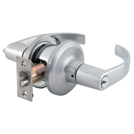 DORMAKABA Lever Lockset, Mechanical, Classroom QCL260M626S4478SSCKD