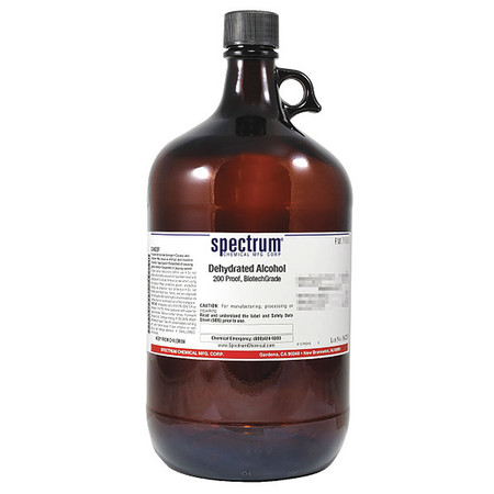 SPECTRUM DeHydrtd Alch, 200 Prf, BiotechGrde, 4L E1424-4LT