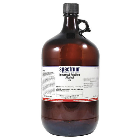 SPECTRUM Isopropyl Rubbing Alch, USP, 4L, Gls IS120-4LTGL