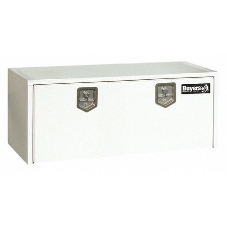 BUYERS PRODUCTS 18x24x48 Inch White Steel Underbody Truck Box 1708410