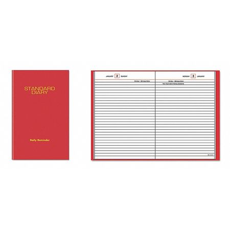 AT-A-GLANCE Planner, Daily, 5-3/4 x 8-1/4in, Red AAGSD38913