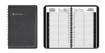 At-A-Glance Planner, Daily, 4-7/8 x 8in, Black AAG7080005