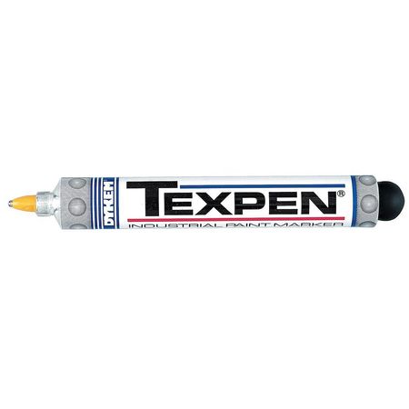 Dykem Industrial Marker, Fine Tip, Yellow Color Family, Paint 16060