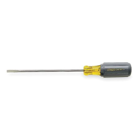 STANLEY General Purpose Cabinet Slotted Screwdriver 3/16 in Round 66-097