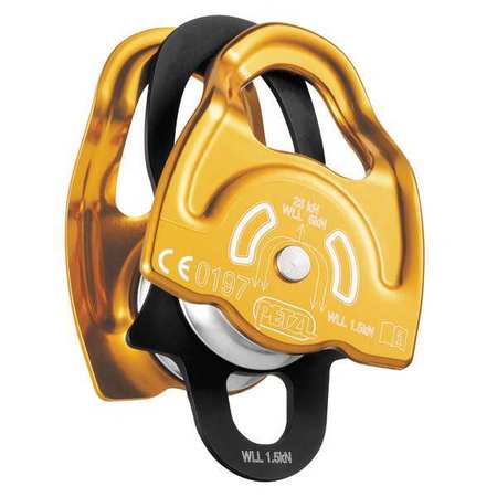Petzl Double Pulley, Prusik Minding, 5171 lb. P66A