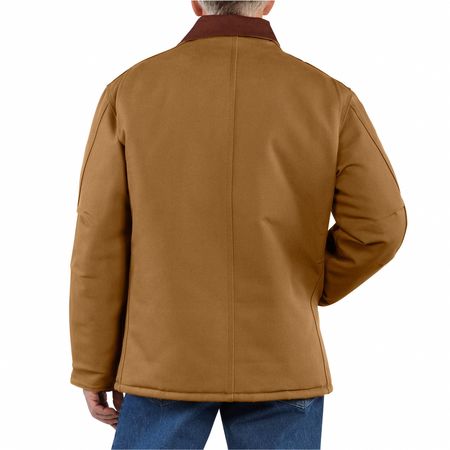 Carhartt Men's Brown Cotton Coat size 4XL C003-BRN 4XL REG