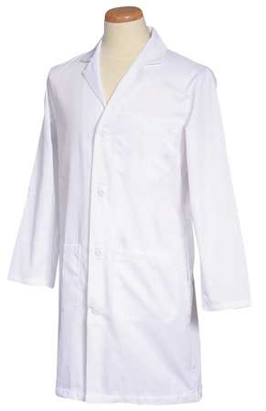 FASHION SEAL Lab Coat, White, 38 In. L 499 32