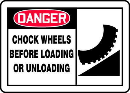 ACCUFORM Danger Sign, 7" H, 10" W, Aluminum, Rectangle, English, MVHR020VA MVHR020VA