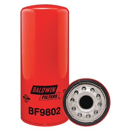 BALDWIN FILTERS Fuel Filter, 10-15/32x4-1/4x10-15/32 In BF9802